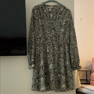 Cute patterned work dress